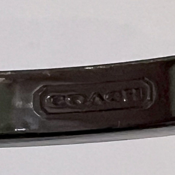 NWT Coach Pave Bangle (Black/Navy) - Picture 8 of 10